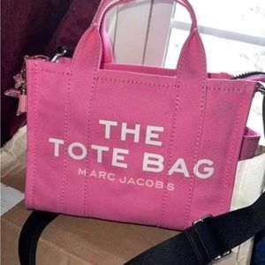 NOT SELLING IN SEARCH OF MARC JACOBS CANDY PINK MINI TOTE CANVAS
